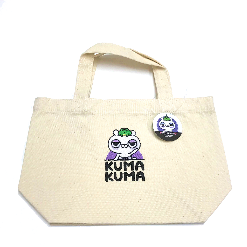 くまとうさぎ刺繍トートバッグ バッグ】くまくま 刺繍ミニトート – ひとえうさぎ公式通販サイト