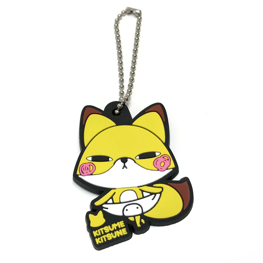 ラバーストラップ】きつめきつね – ひとえうさぎ公式通販サイト
