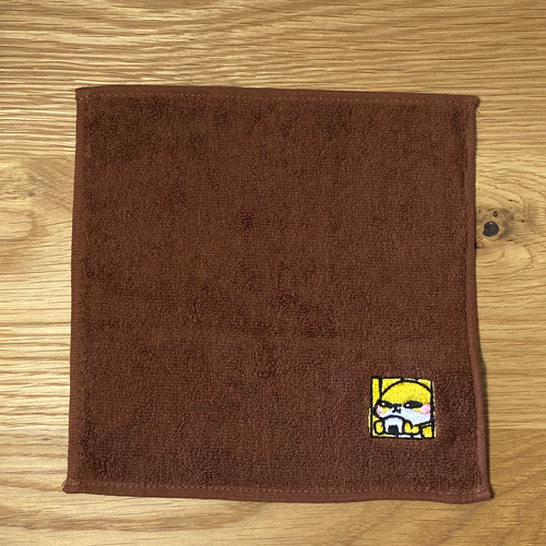 【刺繍タオル】きつめきつね （※わけあり）