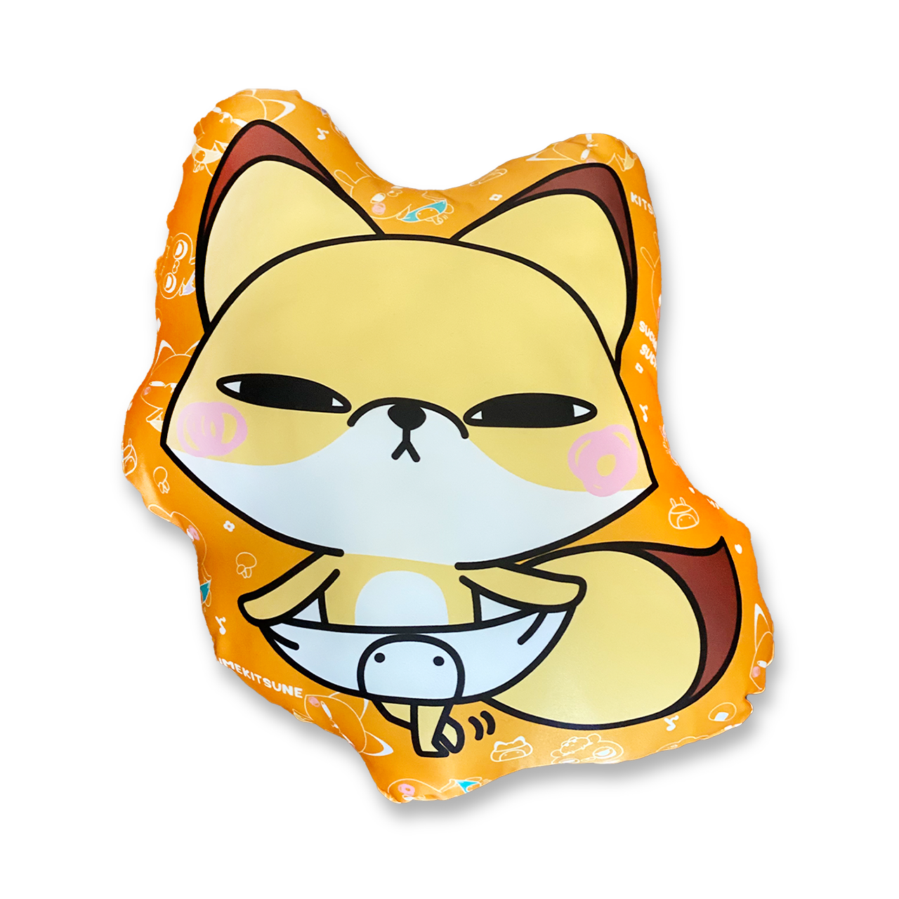 美品   ちびキャラダイカットクッション ちいかわ うさぎ ダイカット クッション ベージュ インテリア