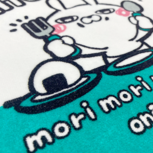 【タオル】ひとえうさぎ　ハンドタオル（morimori）